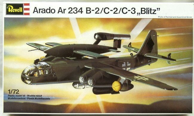 Revell 1/72 Arado AR-234 B-2/C-2/C-3 Blitz with V-1, 4162 plastic model kit